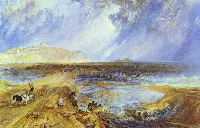 Wikioo.org - The Encyclopedia of Fine Arts - Painting, Artwork by William Turner - Rye, Sussex