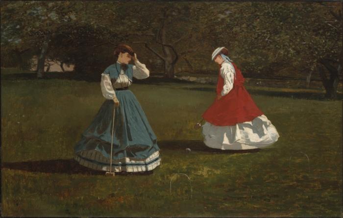 WikiOO.org - Εγκυκλοπαίδεια Καλών Τεχνών - Ζωγραφική, έργα τέχνης Winslow Homer - Game of Croquet
