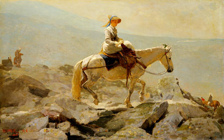 Wikioo.org - The Encyclopedia of Fine Arts - Painting, Artwork by Winslow Homer - The Bridal Path, White Mountains