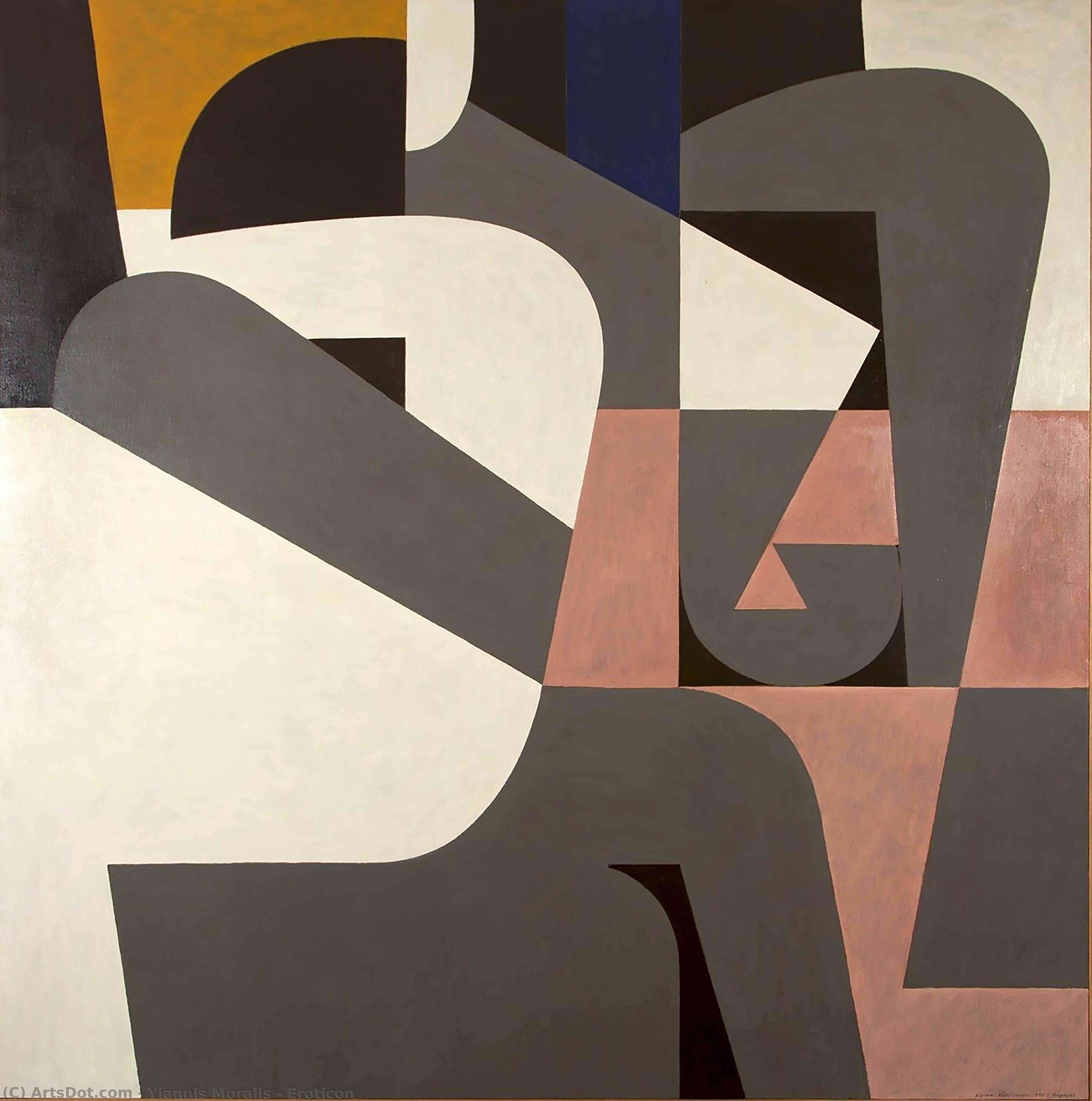 Wikioo.org - The Encyclopedia of Fine Arts - Painting, Artwork by Yiannis Moralis - Eroticon