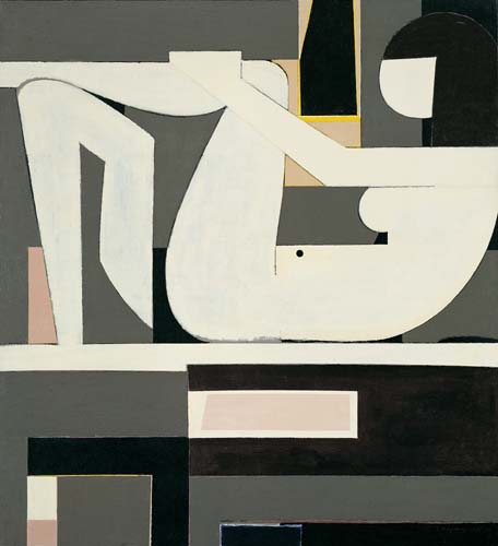 Wikioo.org - The Encyclopedia of Fine Arts - Painting, Artwork by Yiannis Moralis - Reclining Nude