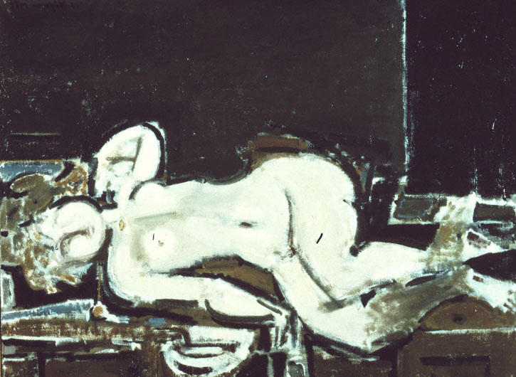 WikiOO.org - Εγκυκλοπαίδεια Καλών Τεχνών - Ζωγραφική, έργα τέχνης Yiannis Moralis - Nude