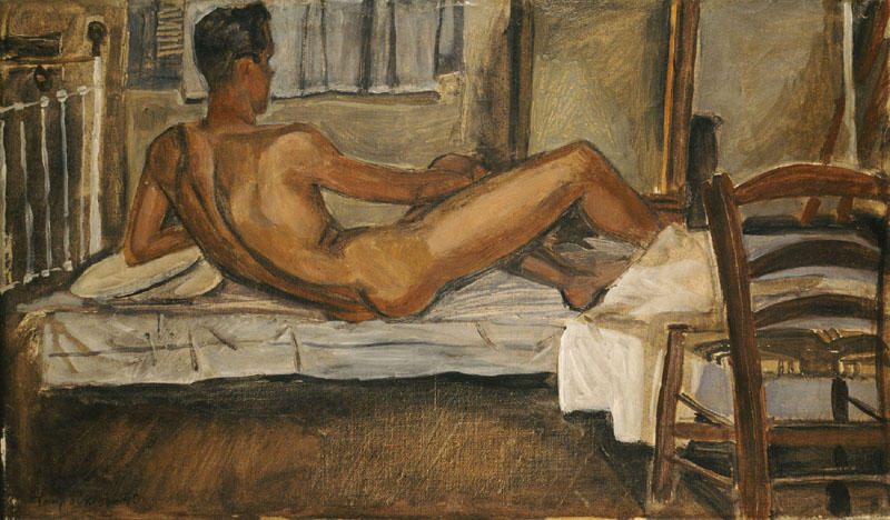Wikioo.org – La Enciclopedia de las Bellas Artes - Pintura, Obras de arte de Yiannis Tsaroychis - Desnudo