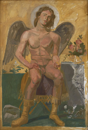 WikiOO.org - Encyclopedia of Fine Arts - Maleri, Artwork Yiannis Tsaroychis - Study for ''May''