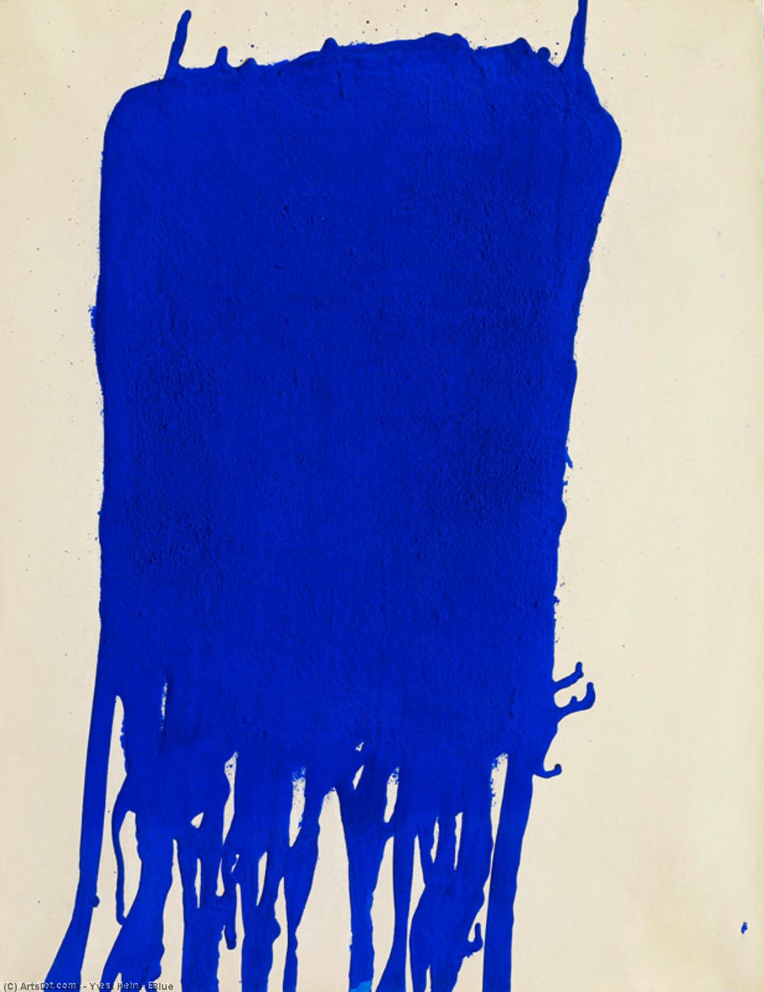 Wikoo.org - موسوعة الفنون الجميلة - اللوحة، العمل الفني Yves Klein - Blue