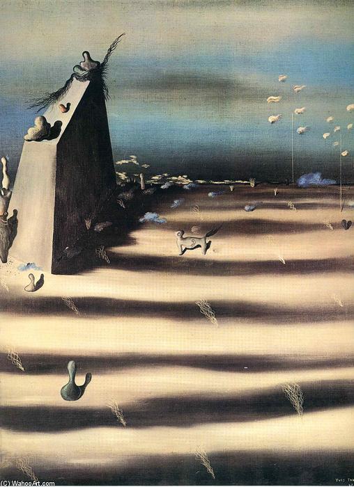 Wikioo.org - The Encyclopedia of Fine Arts - Painting, Artwork by Yves Tanguy - Large Painting Representing a Landscape