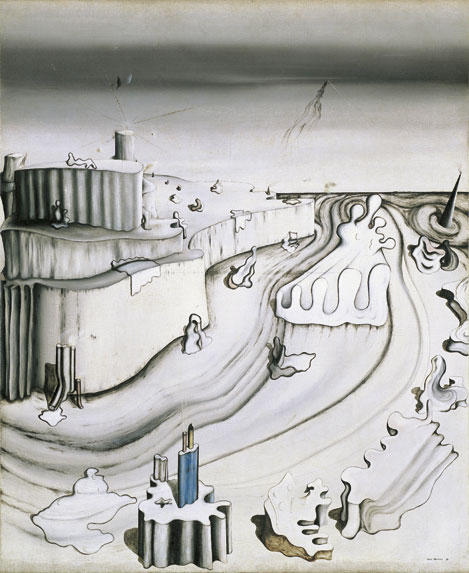 WikiOO.org - Encyclopedia of Fine Arts - Schilderen, Artwork Yves Tanguy - Promontory Palace