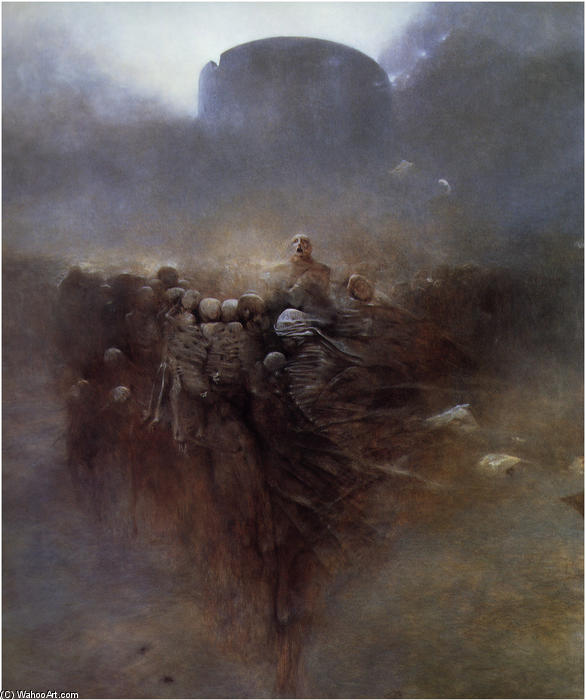WikiOO.org - אנציקלופדיה לאמנויות יפות - ציור, יצירות אמנות Zdislav Beksinski - Untitled (59)