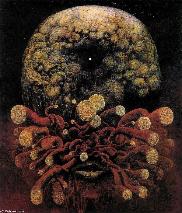 Wikioo.org - The Encyclopedia of Fine Arts - Painting, Artwork by Zdislav Beksinski - Untitled (74)