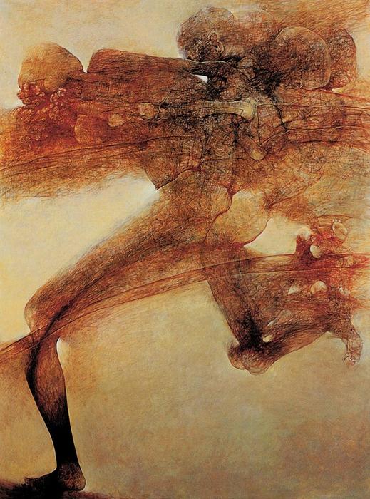 WikiOO.org - Enciklopedija likovnih umjetnosti - Slikarstvo, umjetnička djela Zdislav Beksinski - Untitled (110)