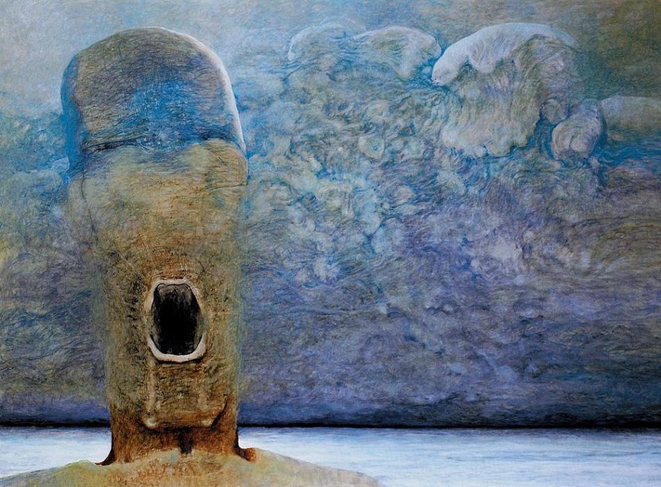 Wikioo.org - สารานุกรมวิจิตรศิลป์ - จิตรกรรม Zdislav Beksinski - Untitled (127)