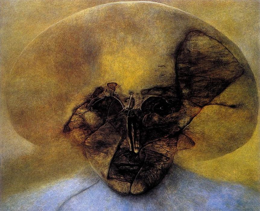 Wikioo.org - สารานุกรมวิจิตรศิลป์ - จิตรกรรม Zdislav Beksinski - Untitled (131)