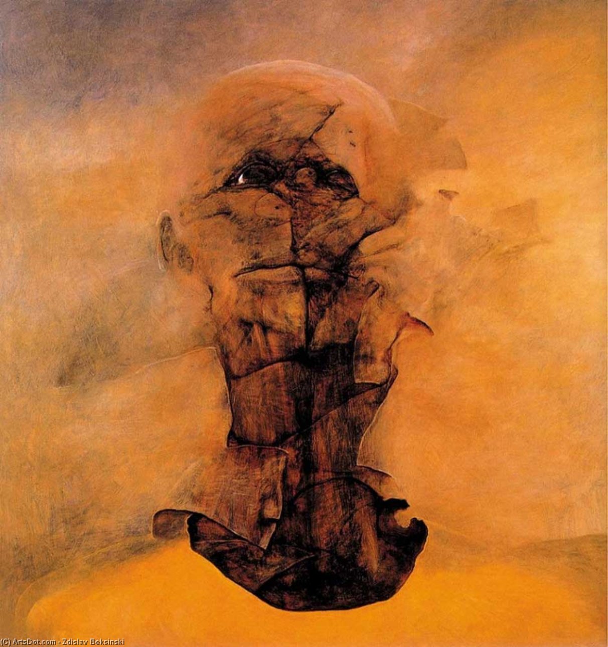 Wikioo.org - สารานุกรมวิจิตรศิลป์ - จิตรกรรม Zdislav Beksinski - Untitled (138)