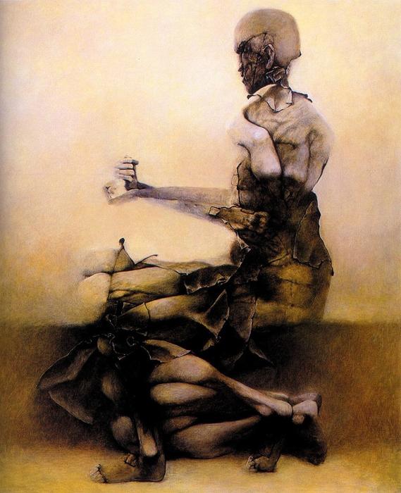 WikiOO.org - אנציקלופדיה לאמנויות יפות - ציור, יצירות אמנות Zdislav Beksinski - Untitled (151)