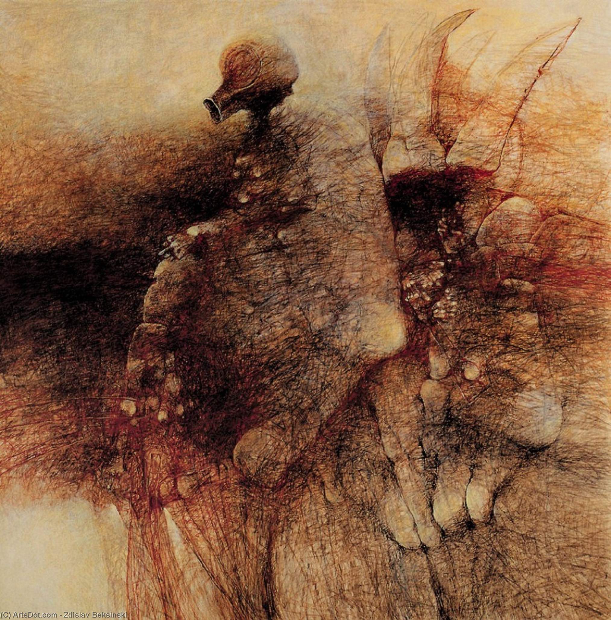 WikiOO.org - Encyclopedia of Fine Arts - Maleri, Artwork Zdislav Beksinski - Untitled (212)