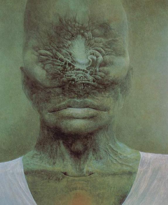 Wikioo.org - The Encyclopedia of Fine Arts - Painting, Artwork by Zdislav Beksinski - Untitled (277)