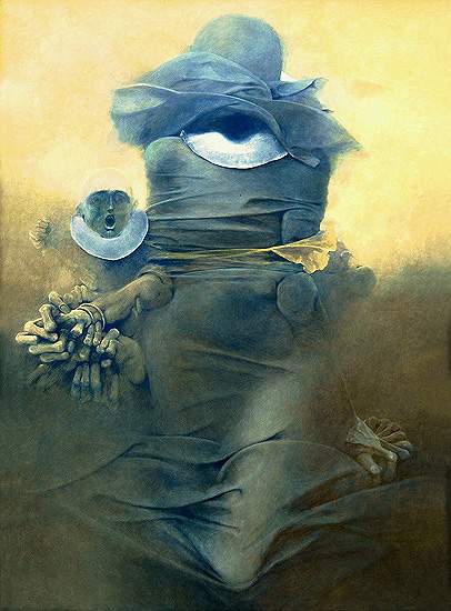 WikiOO.org - دایره المعارف هنرهای زیبا - نقاشی، آثار هنری Zdislav Beksinski - Untitled (297)