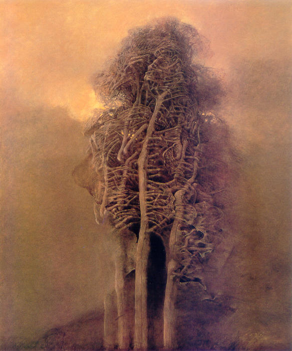 Wikioo.org - สารานุกรมวิจิตรศิลป์ - จิตรกรรม Zdislav Beksinski - Untitled (332)