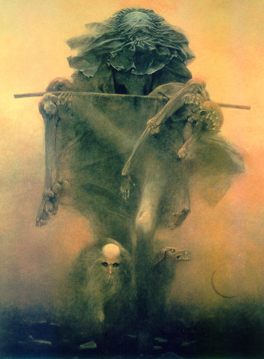 WikiOO.org - Енциклопедія образотворчого мистецтва - Живопис, Картини
 Zdislav Beksinski - Untitled (333)
