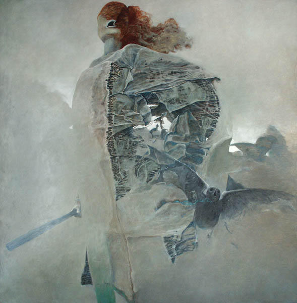 Wikioo.org - สารานุกรมวิจิตรศิลป์ - จิตรกรรม Zdislav Beksinski - Untitled (439)