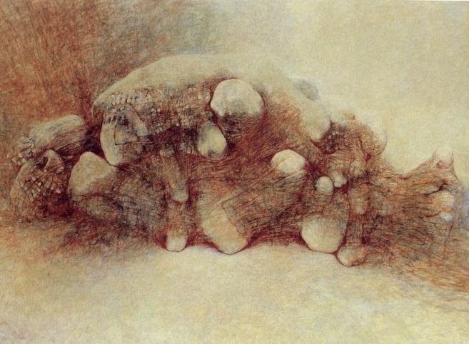 Wikioo.org - สารานุกรมวิจิตรศิลป์ - จิตรกรรม Zdislav Beksinski - Untitled (454)