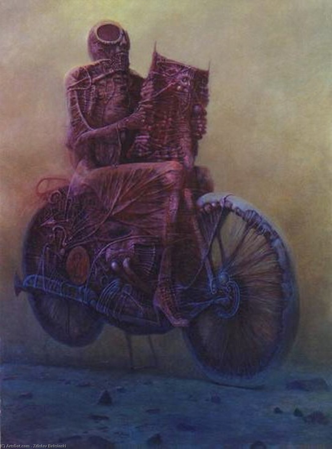 Wikioo.org - The Encyclopedia of Fine Arts - Painting, Artwork by Zdislav Beksinski - Untitled (483)