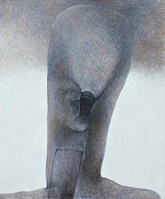 Wikoo.org - موسوعة الفنون الجميلة - اللوحة، العمل الفني Zdislav Beksinski - Untitled (521)