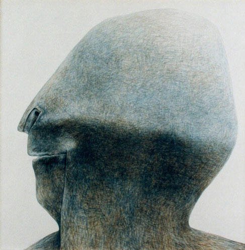 Wikioo.org - สารานุกรมวิจิตรศิลป์ - จิตรกรรม Zdislav Beksinski - Untitled (523)