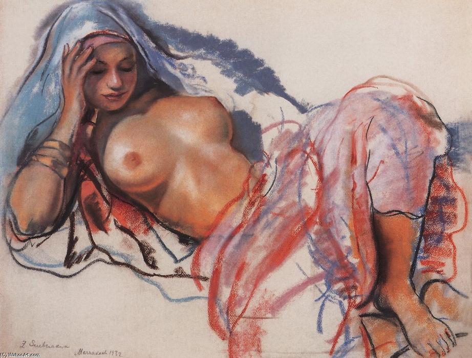 WikiOO.org - Encyclopedia of Fine Arts - Maľba, Artwork Zinaida Serebriakova - Marrakesh 