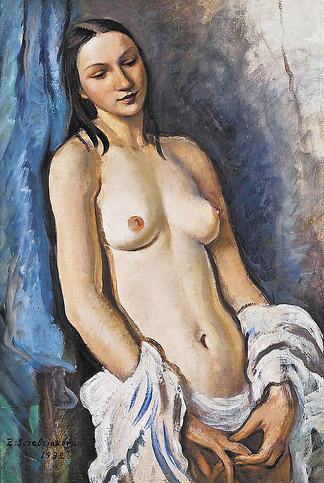 Wikioo.org - Bách khoa toàn thư về mỹ thuật - Vẽ tranh, Tác phẩm nghệ thuật Zinaida Serebriakova - Nude 