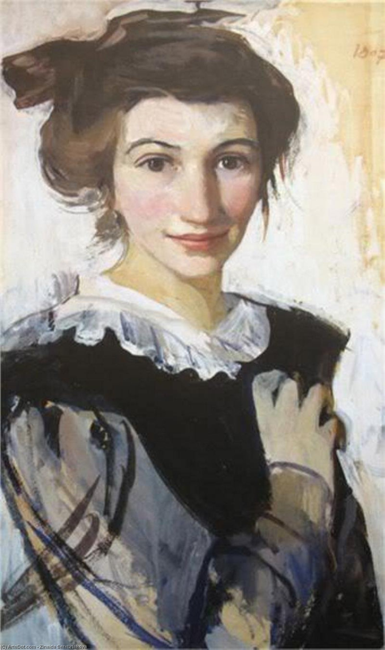 WikiOO.org - Encyclopedia of Fine Arts - Maalaus, taideteos Zinaida Serebriakova - Self-portrait