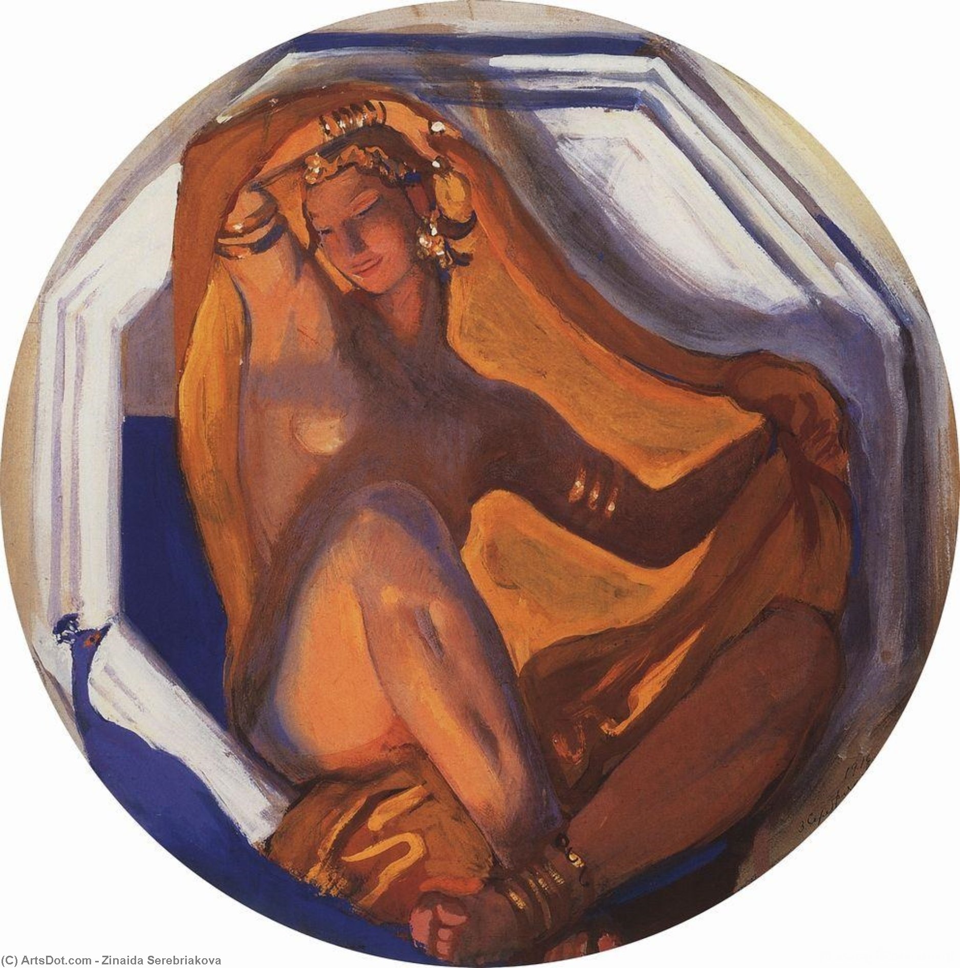 Wikioo.org - Encyklopedia Sztuk Pięknych - Malarstwo, Grafika Zinaida Serebriakova - Siam