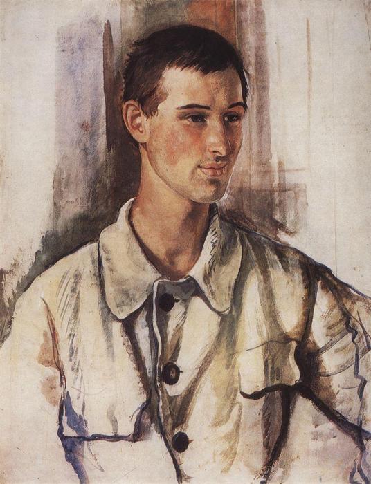 Wikioo.org - The Encyclopedia of Fine Arts - Painting, Artwork by Zinaida Serebriakova - Portrait of V. M. Dukelsky 