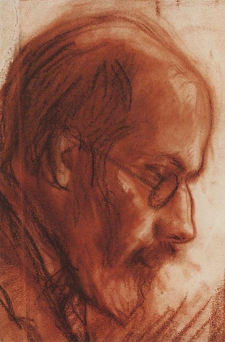 Wikioo.org - The Encyclopedia of Fine Arts - Painting, Artwork by Zinaida Serebriakova - Portrait of Alexander Benois 