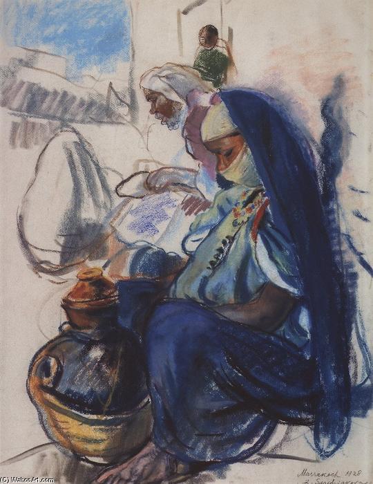 WikiOO.org - Енциклопедия за изящни изкуства - Живопис, Произведения на изкуството Zinaida Serebriakova - Marrakesh 