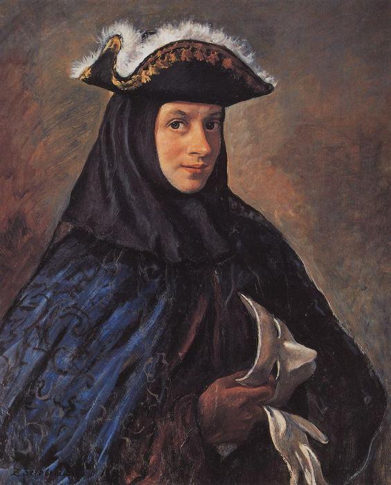 Wikioo.org - The Encyclopedia of Fine Arts - Painting, Artwork by Zinaida Serebriakova - Alexander in costume