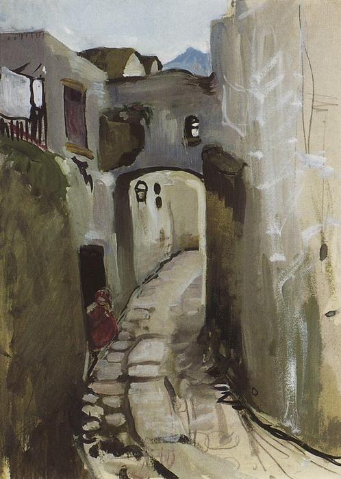 Wikioo.org - The Encyclopedia of Fine Arts - Painting, Artwork by Zinaida Serebriakova - Capri 