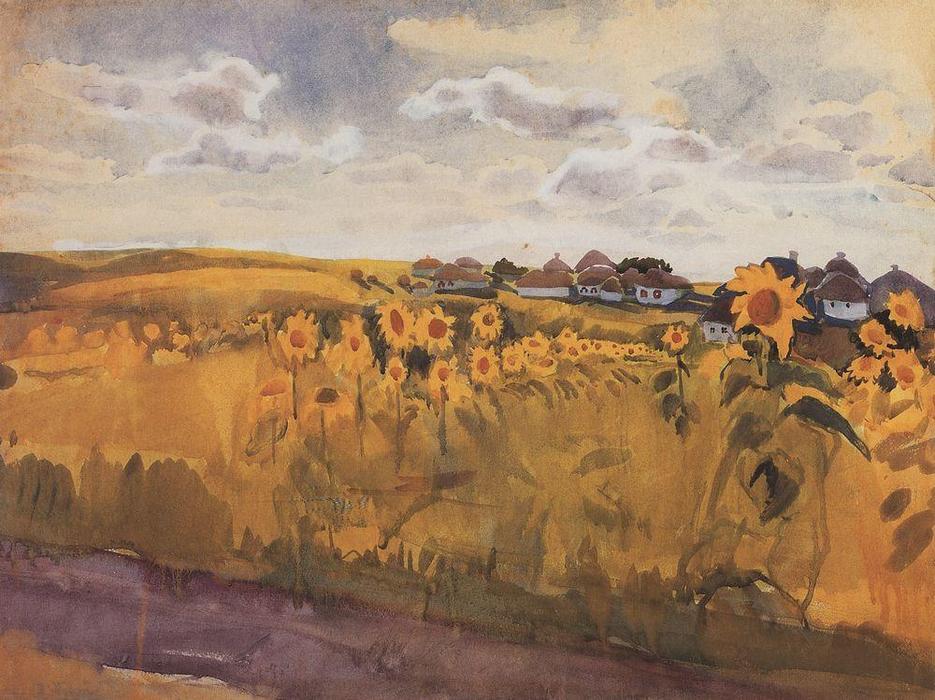 Wikioo.org - The Encyclopedia of Fine Arts - Painting, Artwork by Zinaida Serebriakova - Autumn 