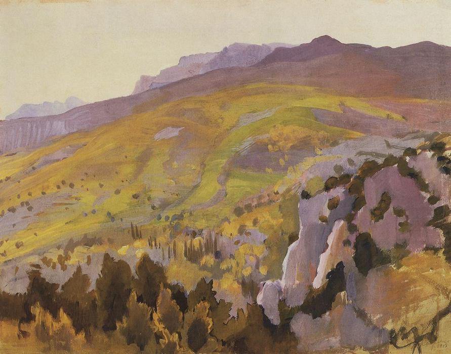 Wikioo.org - The Encyclopedia of Fine Arts - Painting, Artwork by Zinaida Serebriakova - Landscape 
