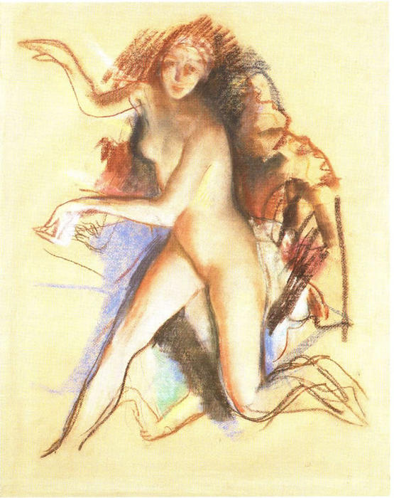 WikiOO.org - Encyclopedia of Fine Arts - Maleri, Artwork Zinaida Serebriakova - Nude 
