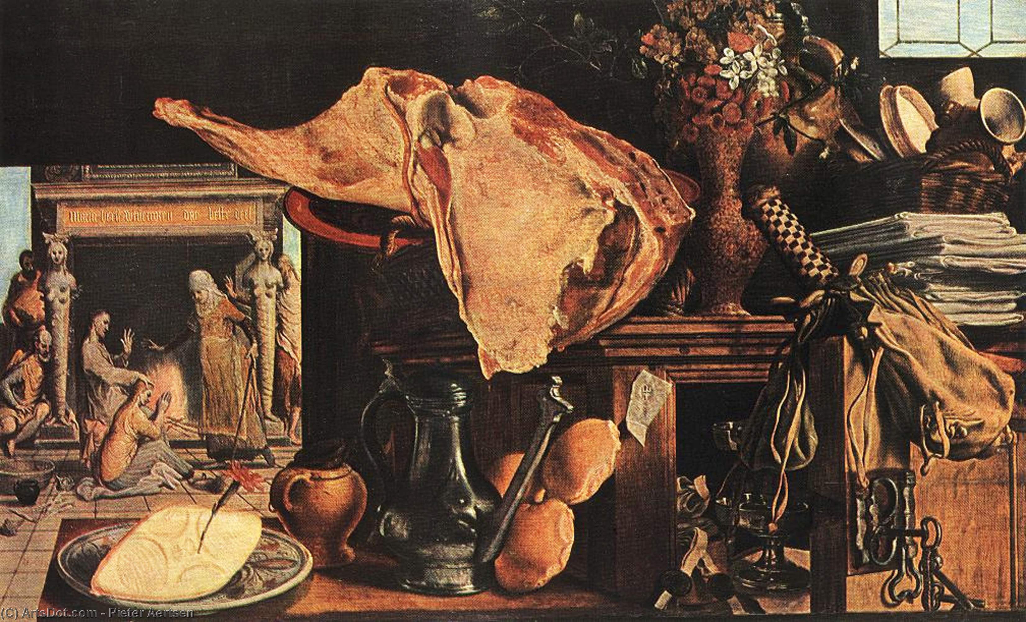 Wikioo.org – L'Encyclopédie des Beaux Arts - Peinture, Oeuvre de Pieter Aertsen - nature morte