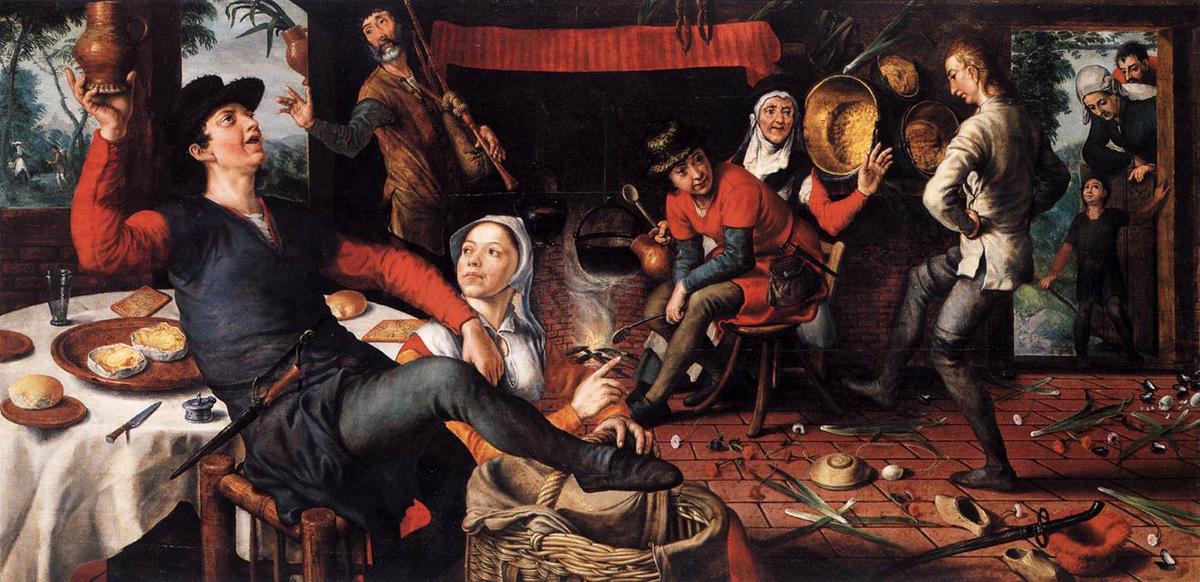 Wikioo.org - The Encyclopedia of Fine Arts - Painting, Artwork by Pieter Aertsen - The Egg Dance