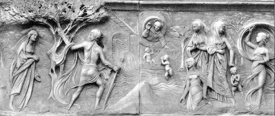 WikiOO.org - Enciklopedija dailės - Tapyba, meno kuriniai Agostino Di Duccio - A Miracle of San Bernardino of Siena