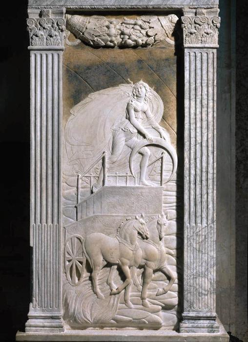 WikiOO.org - Enciclopedia of Fine Arts - Pictura, lucrări de artă Agostino Di Duccio - The Moon