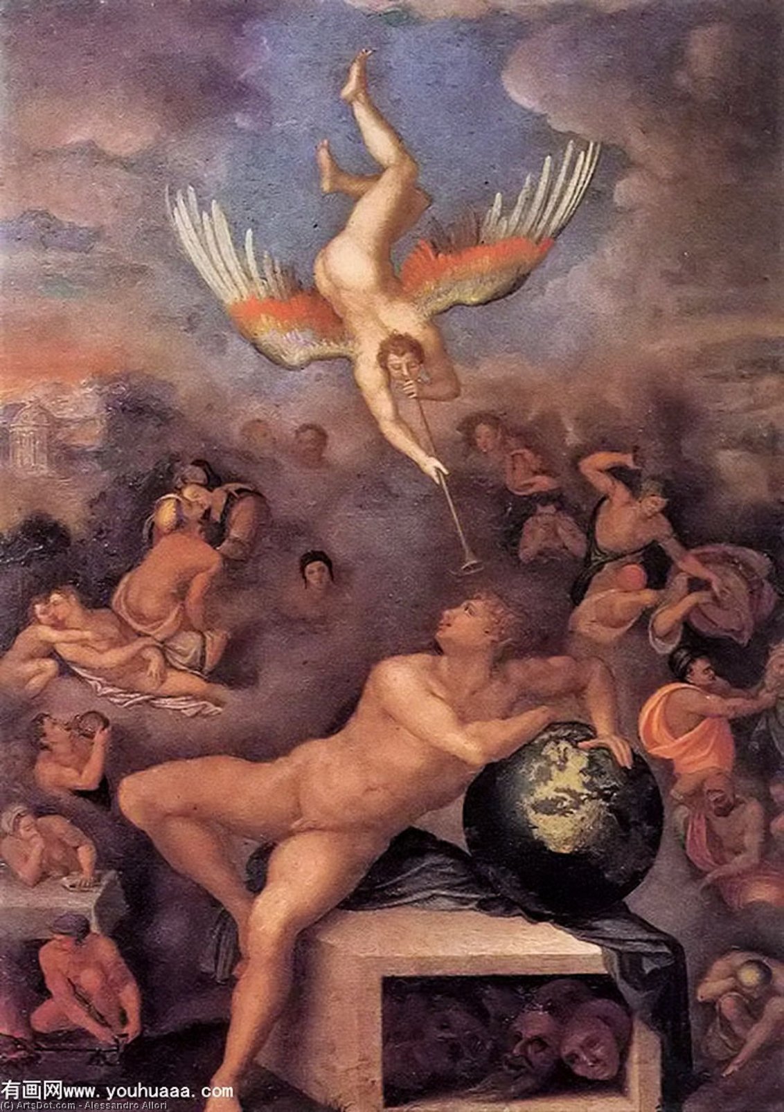 Wikioo.org - The Encyclopedia of Fine Arts - Painting, Artwork by Alessandro Allori - Allegory of Human Life