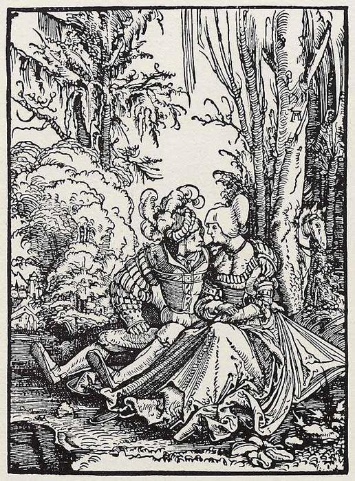 Wikioo.org - The Encyclopedia of Fine Arts - Painting, Artwork by Albrecht Altdorfer - Lovers
