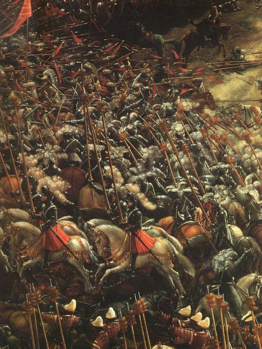 Wikioo.org - The Encyclopedia of Fine Arts - Painting, Artwork by Albrecht Altdorfer - The Battle of Alexander (detail)