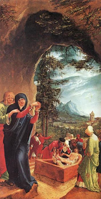 Wikioo.org - The Encyclopedia of Fine Arts - Painting, Artwork by Albrecht Altdorfer - The Entombment
