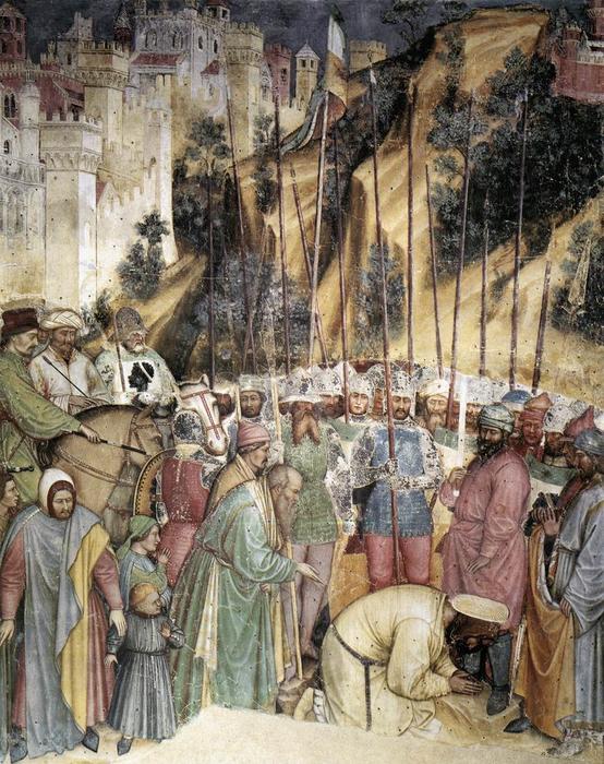 WikiOO.org - Enciklopedija dailės - Tapyba, meno kuriniai Altichiero Da Zevio - The Execution of Saint George