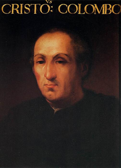 Wikioo.org – La Enciclopedia de las Bellas Artes - Pintura, Obras de arte de Cristofano Di Papi Dell Altissimo - Retrato de Cristóbal Colón